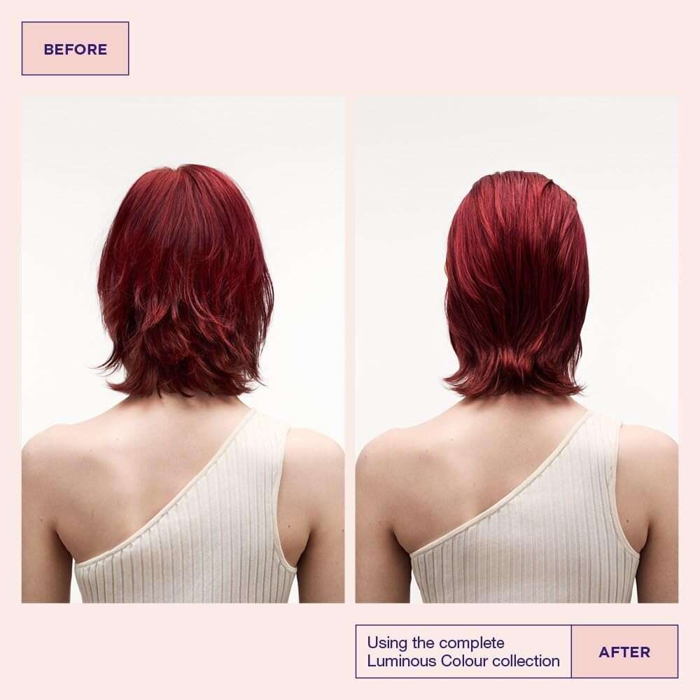 Maria Nila Luminous Color, Shampoo & Conditioner set, For Shiny Glossy Hair, Pomegranate & Color Guard Complex stops Color Loss from Washing & Styling, 2 x 16.9 Fl Oz - Image 4