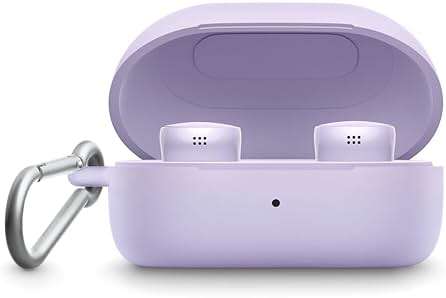 Bose QuietComfort Earbuds Silicone Case Cover, Protective Silicone Exterior, with Aluminum Carabiner for Convenient Carrying, Chilled Lilac - Image 2
