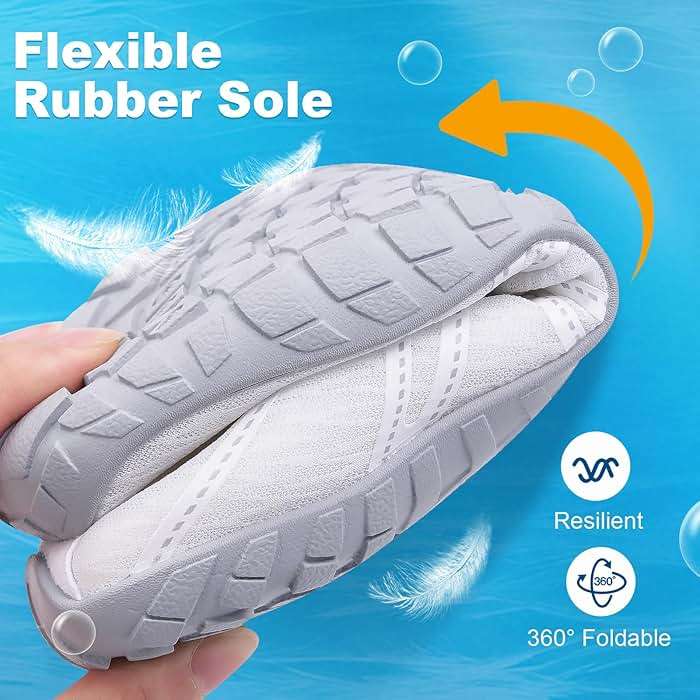 FANGARDEN Hike Barefoot Shoes Women Men Footwear, Wide Toe Box Water Shoes, Quick-Dry Zero Drop Comfortable & Non-Slip Pro Barefoot Beach Swim Minimalist Grounding Shoe for Walking Hiking - Image 6