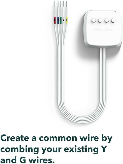 ecobee Power Extender Kit C-Wire Adapter - for ecobee Smart Thermostat Essential - Programmable WiFi Thermostat Accessory - Image 3