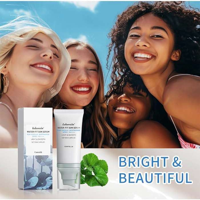 2 PCS Centella Sunscreen SPF 50, PA++++ Centella Water-Fit Sun Serum, for All Skin Type Nourishing Protection and UV Defen. ﻿ - Image 2