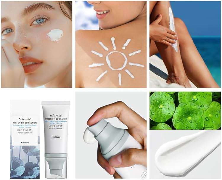 2 PCS Centella Sunscreen SPF 50, PA++++ Centella Water-Fit Sun Serum, for All Skin Type Nourishing Protection and UV Defen. ﻿ - Image 3