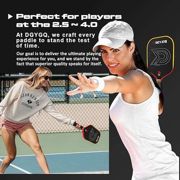 DGYGQ Pickleball Paddles with Polypropylene Honeycomb Core, T700SC Power Carbon Fiber Pickleball Paddle, Increased Power for Ultimate Spin & Consistency - Image 9