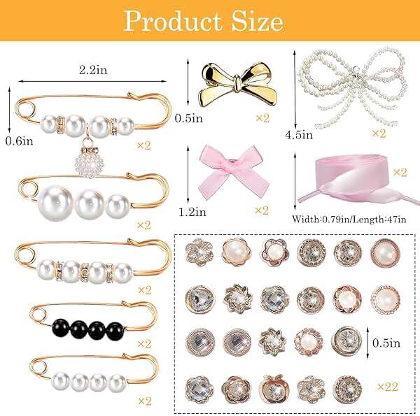 Pazpsar Shoe Charms for Sneakers, 42Pcs Ribbon Shoe Laces Women Shoelace Charms with Bows/Clips/Pins/Jewelry,Sock Shoe Decoration Charms,Shoe Jewelry for Sneakers,Hot Pink Shoe Accessories - Image 5