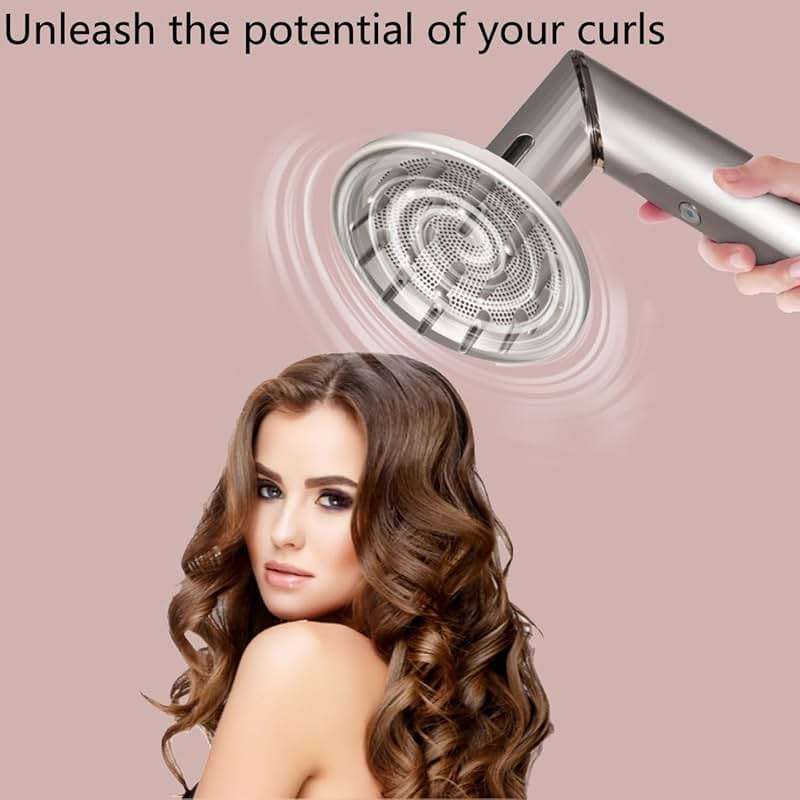 2pack Large Diffuser and Cleaning brush Attachment Compatible with Shark FlexStyle, Upgraded Bigger Diffuser Nozzle for Dryer Faster and Define Wavy, Curly, Coily Hair - Image 2