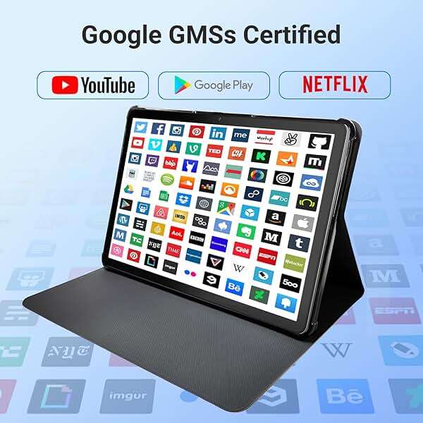 DigiLand 11 Inch Android 14 Tablet for Work & Productivity, Large Display with Split Screen, Smooth Performance, WiFi, Dual Camera, Ideal for Office & Study (Gray) - Image 5