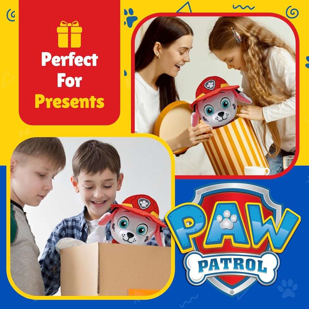 Ty - Paw Patrol Collection, Marshall, All the Heroes of the Puppy Team in Floppy Version, Soft Plush to Collect, Gift Idea for Young and Old - 20 cm - T44018 - Image 5