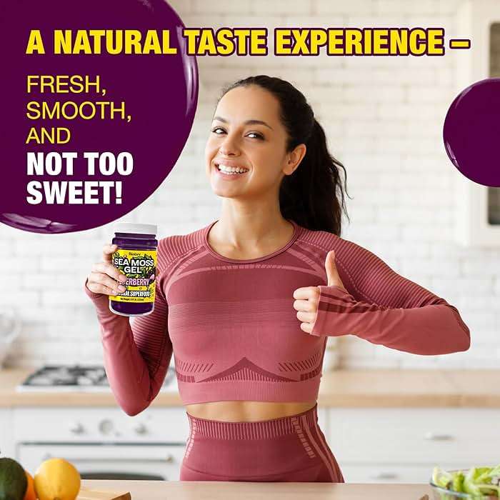 Biolore Elderberry Sea Moss Gel 8oz – Wildcrafted Seamoss, No Added Sugar, Vegan, Made in USA – Elderberry Sea Moss Jam & Superfood Spread - Image 3