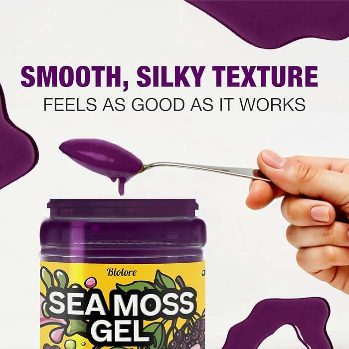 Biolore Elderberry Sea Moss Gel 8oz – Wildcrafted Seamoss, No Added Sugar, Vegan, Made in USA – Elderberry Sea Moss Jam & Superfood Spread - Image 6