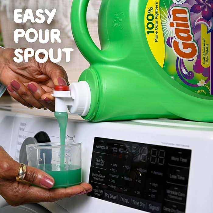 Gain Liquid Laundry Detergent with Odor Defense, Moonlight Breeze Scent, Laundry Soap For HE Washing Machines, 177 fl oz, 134 Loads (Packaging May Vary) - Image 10