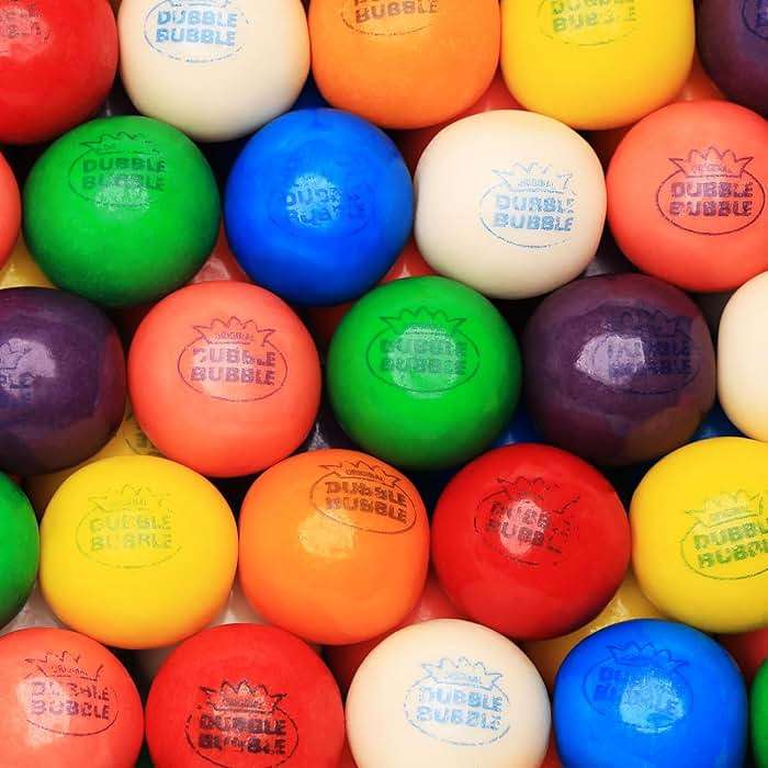 Assorted Gumballs 160 Oz in Jar - Gumballs 1 Inch - 24 mm Gum Balls Refill- 160 Oz, Kosher & Gluten free - Image 3