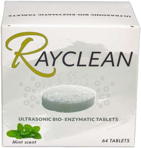 RayClean Dental Ultrasonic Cleaning Tablets – Instrument Cleaner for Dental Labs & Clinics – 64 Tablets - Image 2
