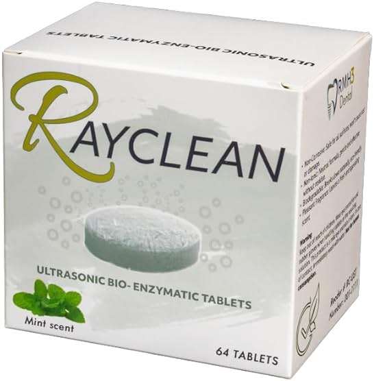 RayClean Dental Ultrasonic Cleaning Tablets – Instrument Cleaner for Dental Labs & Clinics – 64 Tablets - Image 5