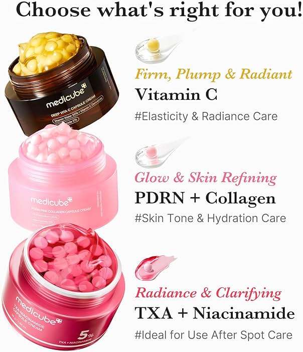 medicube Capsule Cream with Salmon DNA PDRN Pink Collagen | Lightweight Moisturizing Cream with PDRN, Niacinamide for Uneven Skin Tone and Texture, Glow hydration | Korean Skincare, 1.94 oz - Image 7