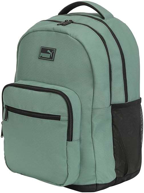 PUMA Prose Backpack with Padded Adjustable Straps, Laptop Sleeve & Water Bottle Pockets, Green Moon, One Size - Image 2
