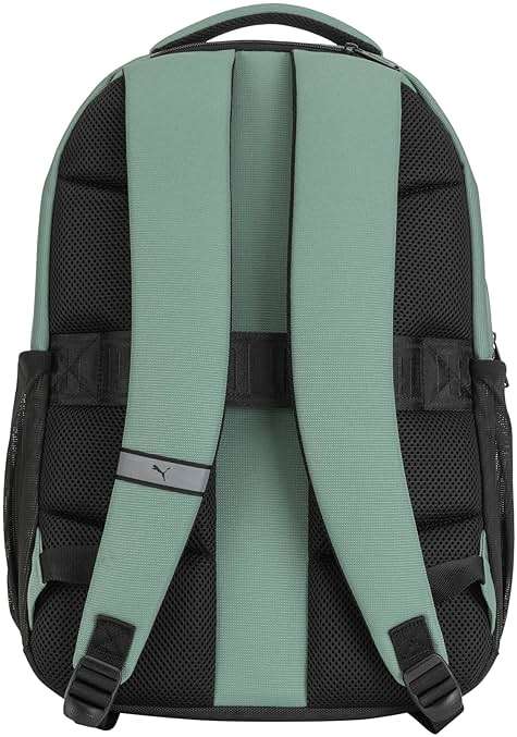 PUMA Prose Backpack with Padded Adjustable Straps, Laptop Sleeve & Water Bottle Pockets, Green Moon, One Size - Image 3