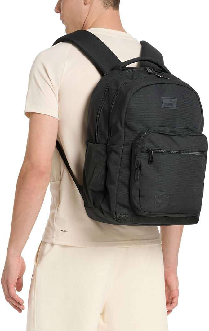 PUMA Prose Backpack with Padded Adjustable Straps, Laptop Sleeve & Water Bottle Pockets, Green Moon, One Size - Image 5