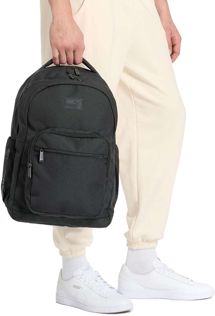 PUMA Prose Backpack with Padded Adjustable Straps, Laptop Sleeve & Water Bottle Pockets, Green Moon, One Size - Image 6