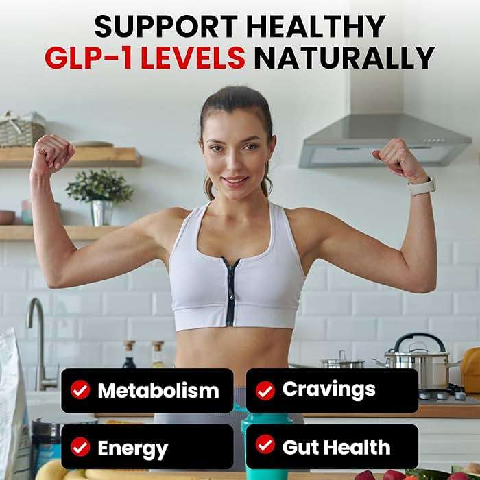 Zenrenu GLP-1 Supplement for Women - Natural Metabolism, Appetite & Craving Support – Super Berberine, Cinnamon,Akkermansia Probiotic,11-in-1 Gut Support - GLP Activate -60 Vegan Caps - Image 3