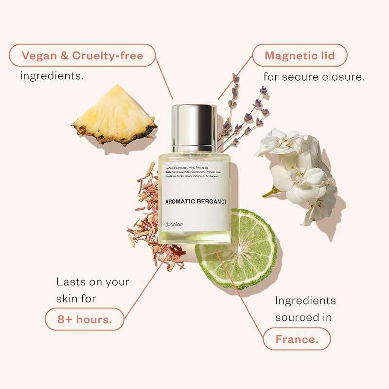 Dossier - Aromatic Bergamot - Eau de Parfum - Inspired by MYSLF - Long-Lasting Fragrance - Masculine - 1.7 fl oz (50ml) - Image 5