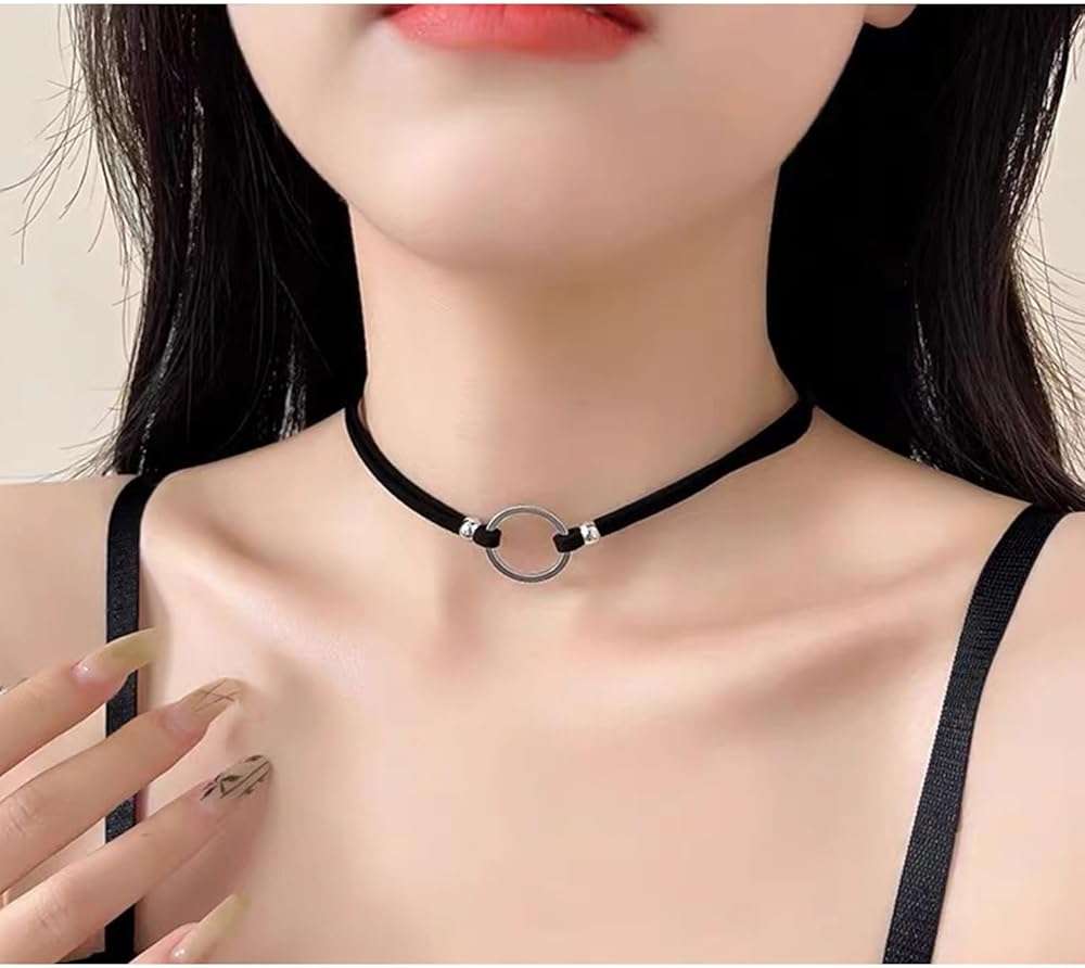 YOKER 10 Pcs Black Necklaces for Women Adjustable Layered Velvet Choker Set Classic Gothic Tattoo Lace Chokers - Image 5