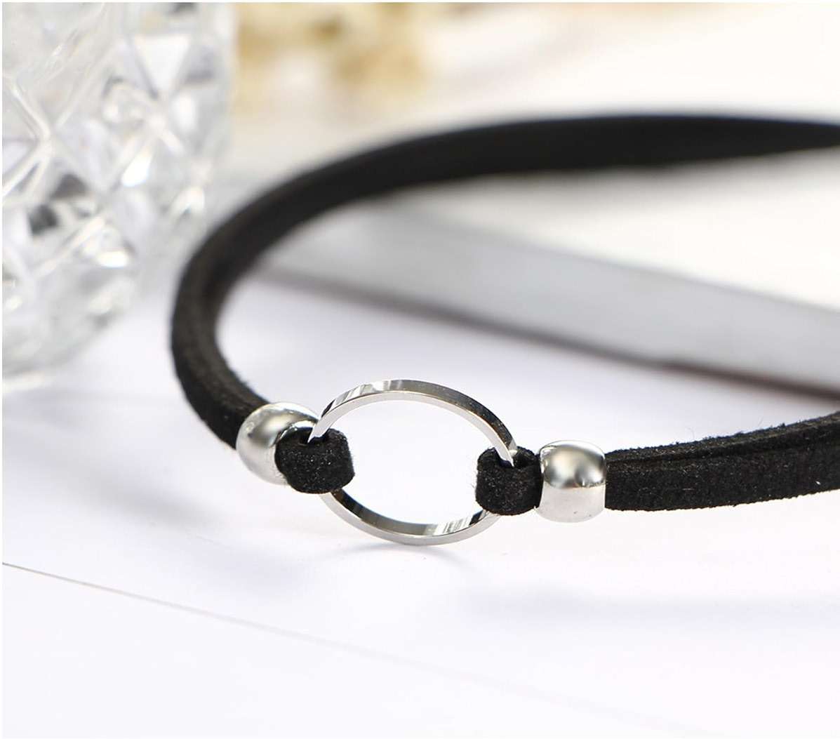 YOKER 10 Pcs Black Necklaces for Women Adjustable Layered Velvet Choker Set Classic Gothic Tattoo Lace Chokers - Image 7