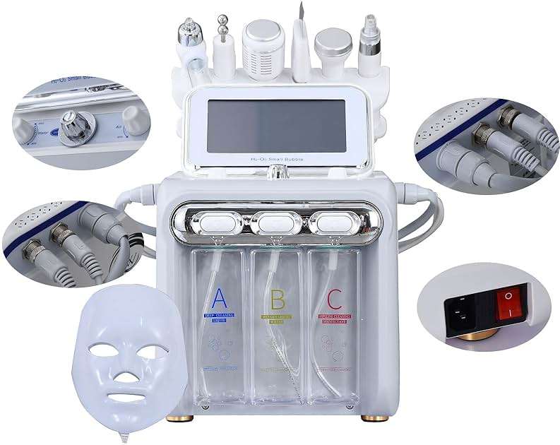 Hydrogen Oxygen 7 in1 Facial Care Machine with Mask Multifunctional Face Skin Care Device Elite - Image 4