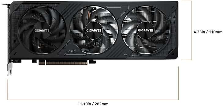 GIGABYTE GeForce RTX 5070 WINDFORCE OC SFF 12G Graphics Card, 12GB 192-bit GDDR7, PCIe 5.0, WINDFORCE Cooling System, GV-N5070WF3OC-12GD Video Card - Image 6