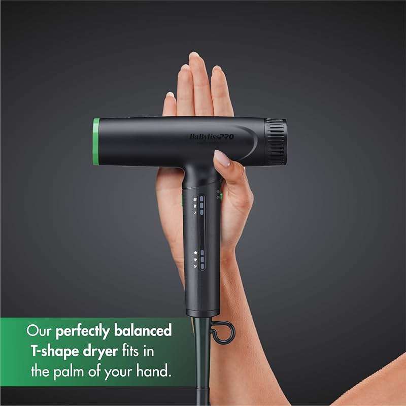 BaBylissPRO Nano Titanium Limited Edition Professional Nano Light Ionic Hair Dryer (Tomb45 Collection) - Image 6