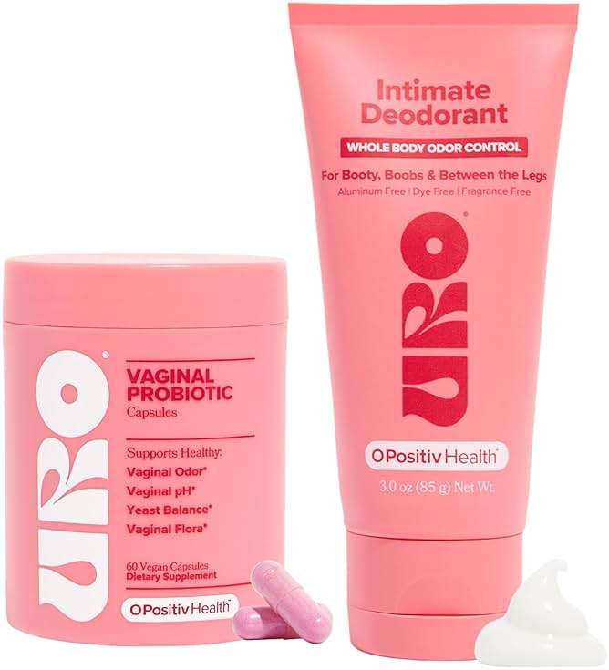 URO Vaginal Probiotic and URO Intimate Deodorant Bundle - Image 1