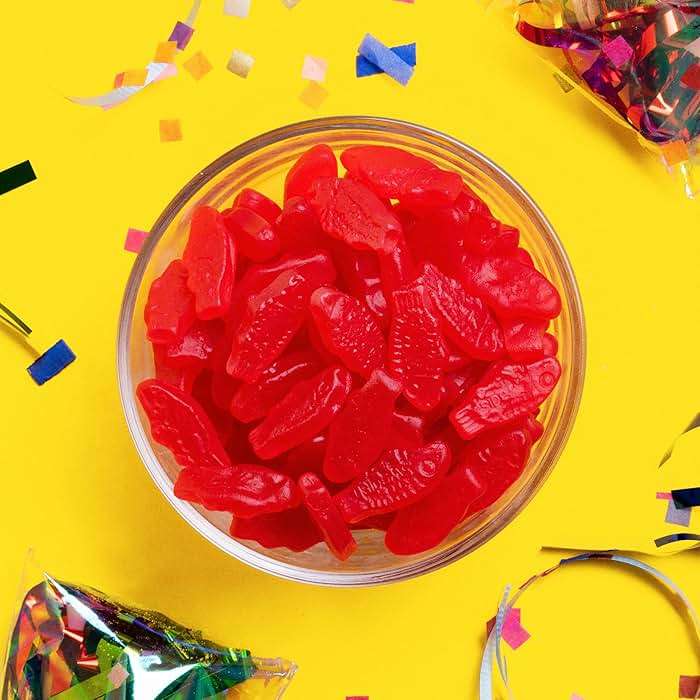 SWEDISH FISH Mini Soft & Chewy Gummy Candy, Bulk Candy, 140 Snack Packs - Image 8