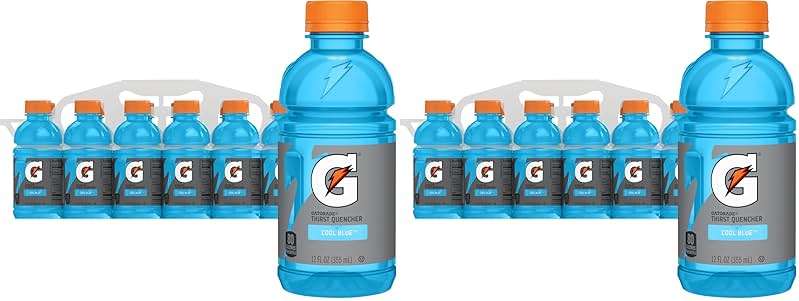 Gatorade Frost Thirst Quencher, Glacier Freeze, 12 Fl Oz Bottles, 24 Pack - Image 1
