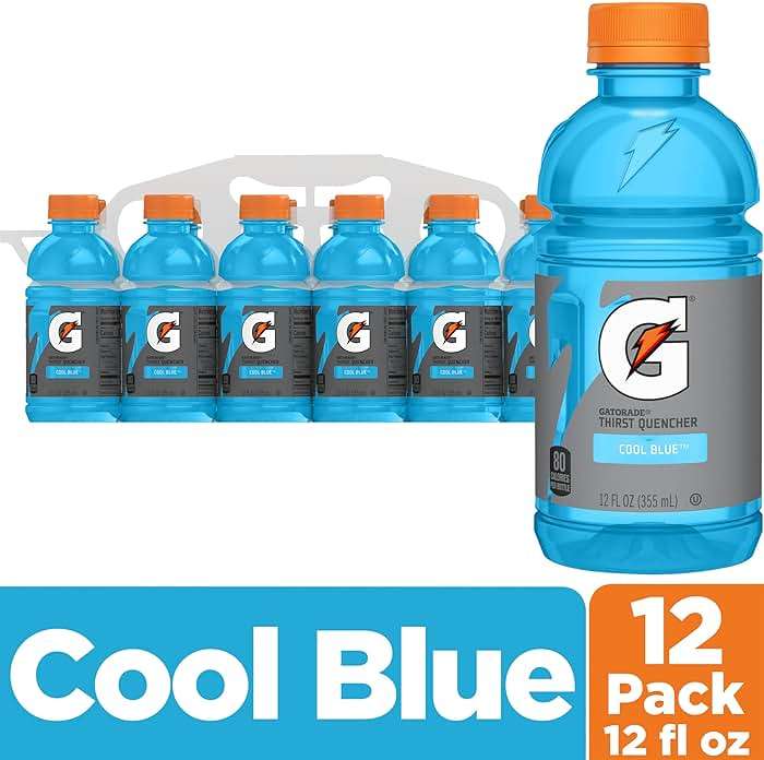 Gatorade Frost Thirst Quencher, Glacier Freeze, 12 Fl Oz Bottles, 24 Pack - Image 4