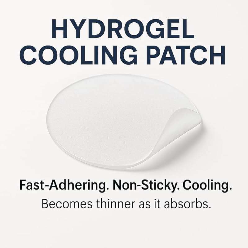 AD SOLUTION Ato Fast Calming Patch for Skin Redness, Itching & Flare-Ups – Soothing Hydrogel for Sensitive Skin with Cica & Panthenol – 10 Pairs - Image 6