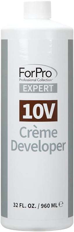 ForPro Expert 10 Volume Crème Developer, 32 Fl Oz – for Hair Lightening, Gray Coverage & Color Deposit with Minimum Lift - Image 1