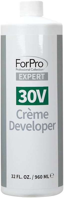 ForPro Expert 30 Volume Crème Developer, 32 Fl Oz – for Hair Lightening, Gray Coverage & Color Deposit with Extra Lift - Image 1