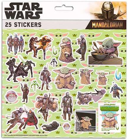 STAR WARS Mandalorian School Supplies Set Baby Yoda School Bundle - Large 16" Baby Yoda Shaped Ears Backpack with Stickers and More - Image 6