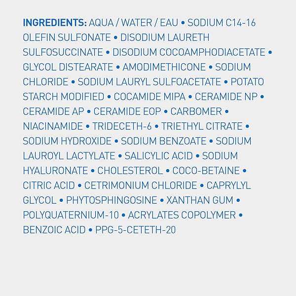 CeraVe Gentle Hydrating Shampoo, With Ceramides, Niacinamide & Hyaluronic Acid For Soft, Healthy Looking Hair & Scalp, Sulfate Free & Color Safe Shampoo, For All Hair Types, 12 Oz - Image 13