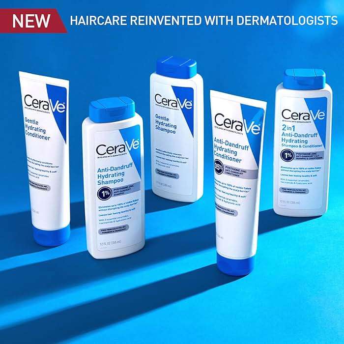CeraVe Gentle Hydrating Conditioner, Hair Conditioner With Ceramides, Niacinamide & Hyaluronic Acid, Sulfate Free & Color Safe, Moisturizing Conditioner For All Hair & Scalp Types - Image 11