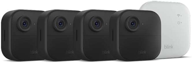 Blink Outdoor 4 XR – two-year battery wireless camera with 4x security coverage, 1000 ft open-air range or 400 ft with typical use — 4 camera system. - Image 1