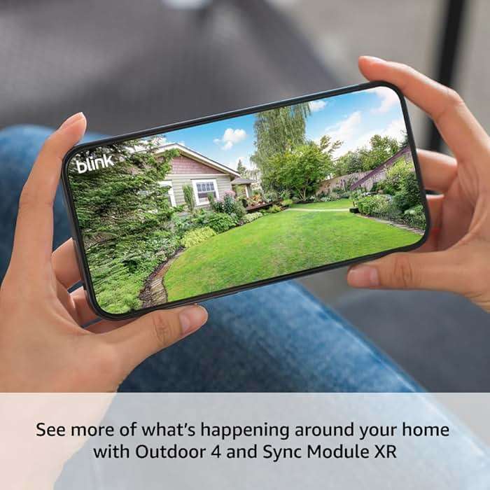 Blink Outdoor 4 XR – two-year battery wireless camera with 4x security coverage, 1000 ft open-air range or 400 ft with typical use — 4 camera system. - Image 2