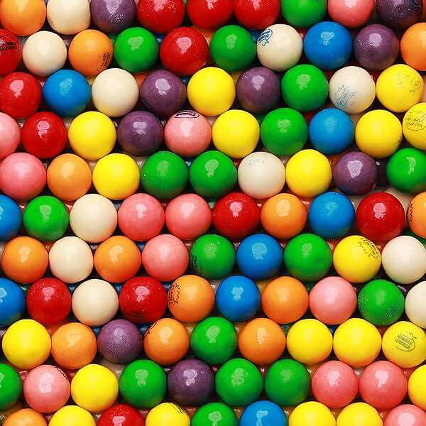 Gumballs for Gumball Machine – Mixed Fruit Flavored Chewing Gum 15 OZ, 0.86” Gumballs – Nostalgic Bubble Gum for Party Favors, Easter Baskets, Candy Bar & Sweet Treats - Image 1