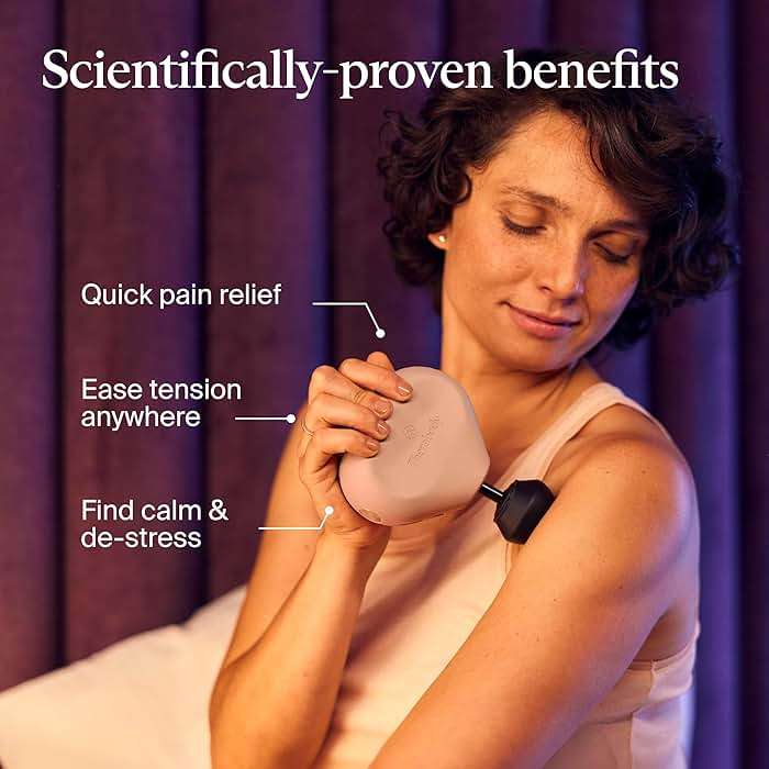 TheraGun Mini (3rd Generation) by Therabody – Ultra-Portable Massage Gun and Travel Essential for Fast, Effective Pain and Tension Relief Anywhere (Desert Rose) - Image 2