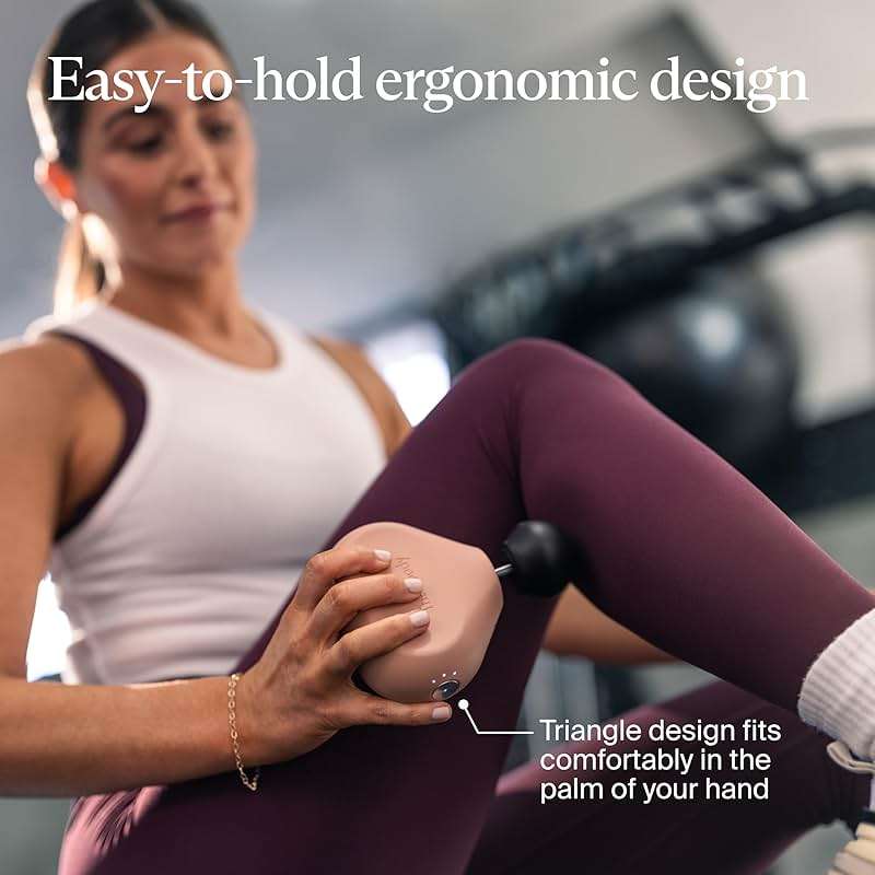 TheraGun Mini (3rd Generation) by Therabody – Ultra-Portable Massage Gun and Travel Essential for Fast, Effective Pain and Tension Relief Anywhere (Desert Rose) - Image 5