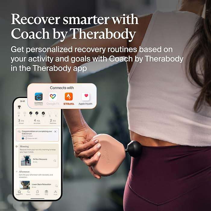 TheraGun Mini (3rd Generation) by Therabody – Ultra-Portable Massage Gun and Travel Essential for Fast, Effective Pain and Tension Relief Anywhere (Desert Rose) - Image 7