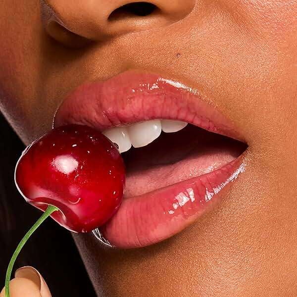 ColourPop Fresh Kiss Glossy Lip Balm - Hydrating Lip Care Enriched with Peptides, Hyaluronic Acid, Shea Butter & Vitamin E for an Ultra-Cushiony Formula - Cherry Glaze (0.49 oz) - Image 4