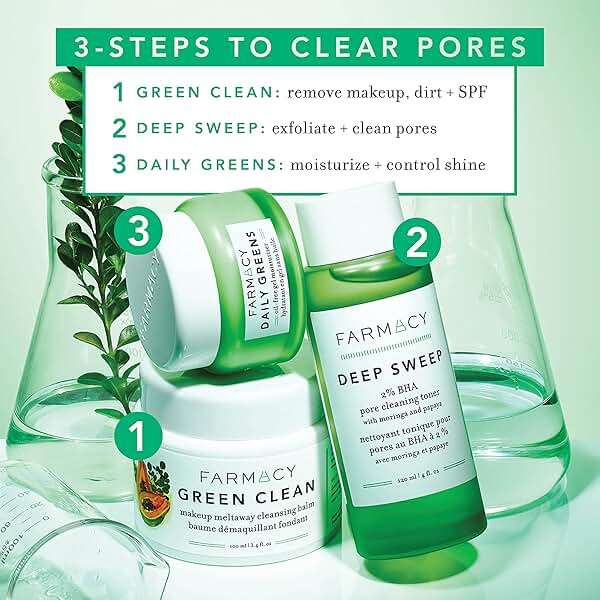 Farmacy 2% Salicylic Acid Toner for Face - Deep Sweep BHA Liquid Exfoliant + Pore Cleaner - Controls Oil, Gently Exfoliates + Refines Pores - Skin Care for Combo, Oily + Blemish-Prone Skin - (10ml) - Image 7