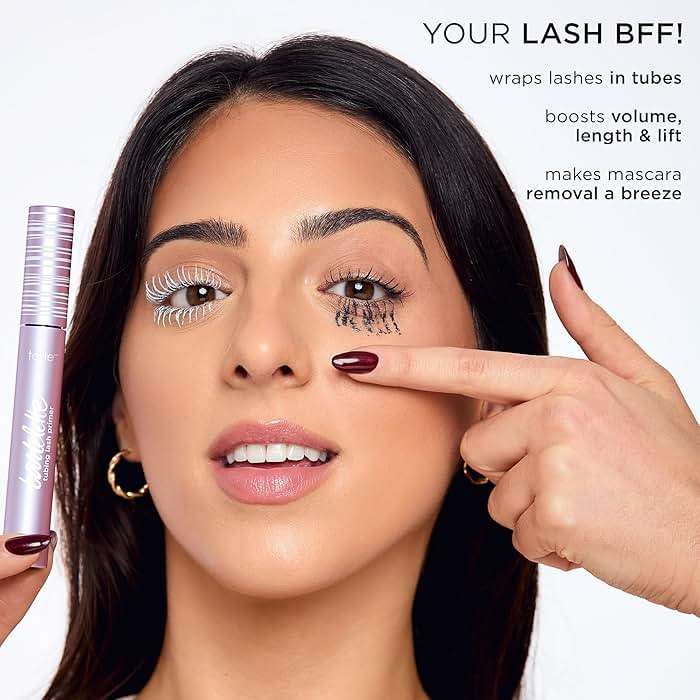 tarte tartelette tubing lash primer – Conditioning Mascara Base for Longer, Full Sizeer, Volumized & Moisturized Lashes, Infused with Hyaluronic Acid, Non-Toxic, Vegan & Cruelty Free - Image 3