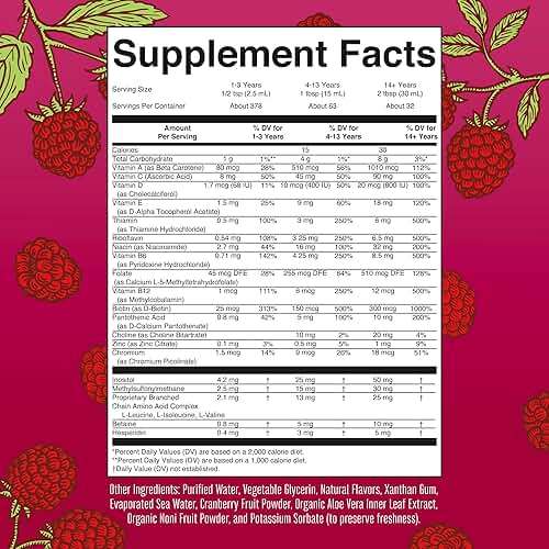MARYRUTH'S Liquid Morning Multivitamin Raspberry (32oz) & Liquid Nighttime Multimineral Coconut (15.22oz) | Sugar-Free, No Melatonin | Vegan, Non-GMO | Supports Sleep, Beauty, and Overall Health - Image 6