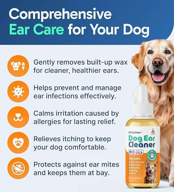 Pup Labs Ear Clear, Natural Dog Ear Cleaner and Infection Treatment for Dogs, Dog Drops for Itching, Irritation, & Wax Build-Up, 1 oz Bottle with Dropper - Image 2
